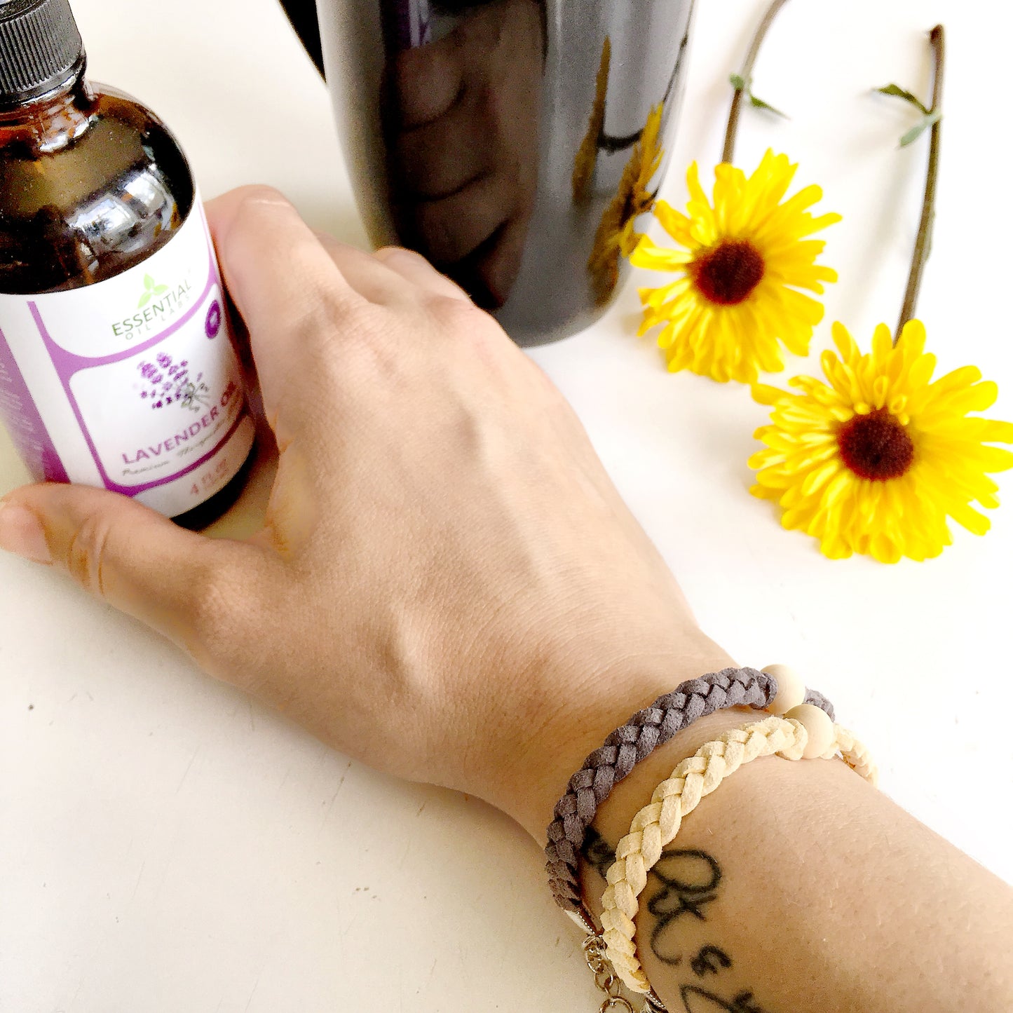 Adult wood bead leather bracelets can be used as essential oil diffusers by adding one drop of your favorite oil to the little wood bead in the center of the bracelet. These bracelets are adjustable which makes them great gifts. Give them to your friends, family, coworkers, they even make unique teacher gifts!