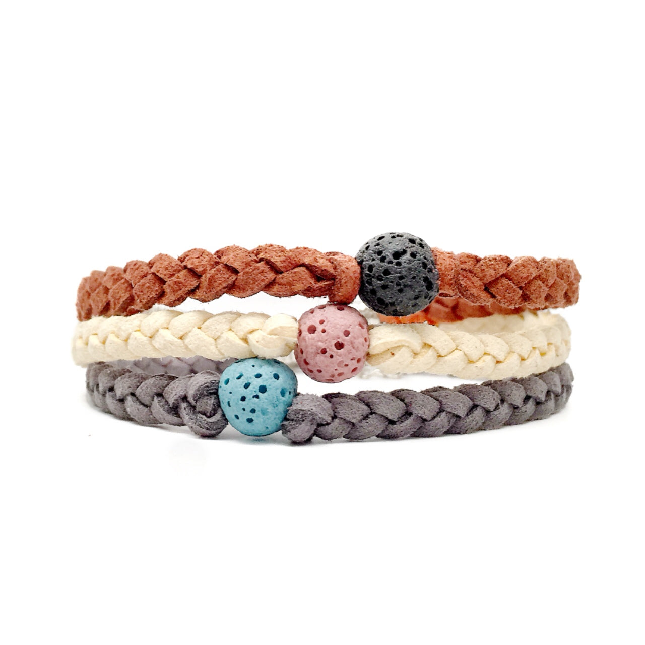 Beautiful and fun with mixing and matching lava beads these bracelets make excellent essential oil diffusers! Lava beads are naturally pours which allows them to soak up the essential oils. Your body heat will then diffuse the oils throughout the day! Available in over 25 bracelet colors and 10 bead colors!