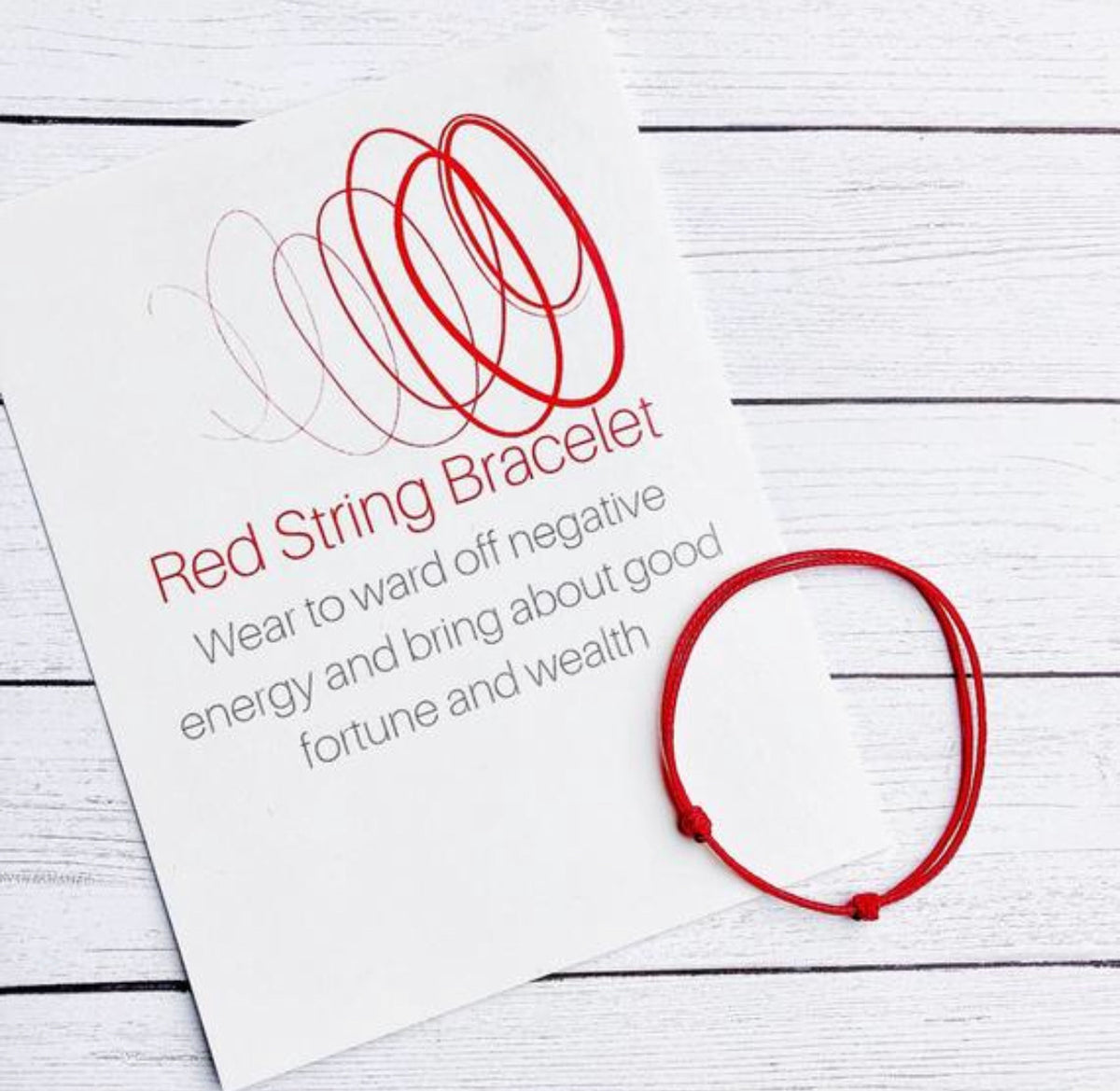 Red String Bracelet – Late Night Luna