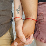 Red String of Fate Couples Magnet Bracelet