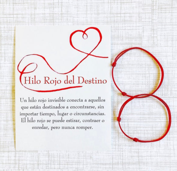 Hilo Rojo del Destino Spanish Card
